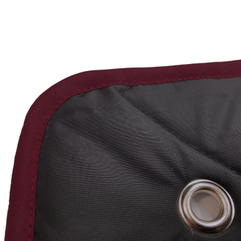 Thermomatte schwarz - Band bordeaux